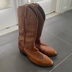 Dan Post Leather Western Cowboy Boots